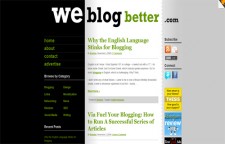 Weblog Better