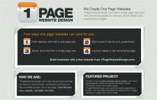 1 Page Website Design