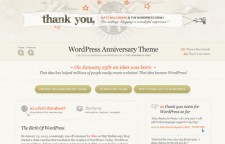 WP Anniversary Theme