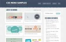 CSS Menu Samples